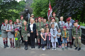 Polish Scouts Edinburgh Wojtek Memorial