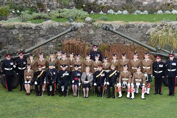 Gunners and Aberdeen University OTC - Stirling Castle 2016