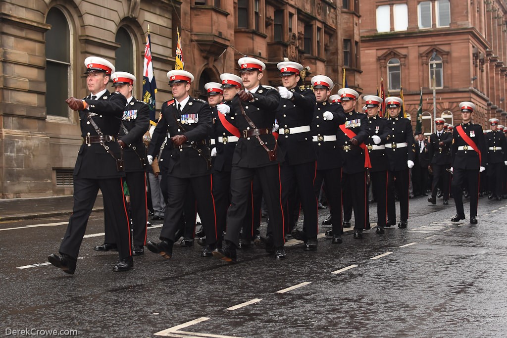 Royal Marines - Remembrance Sunday (Armistice Day) Glasgow 2018