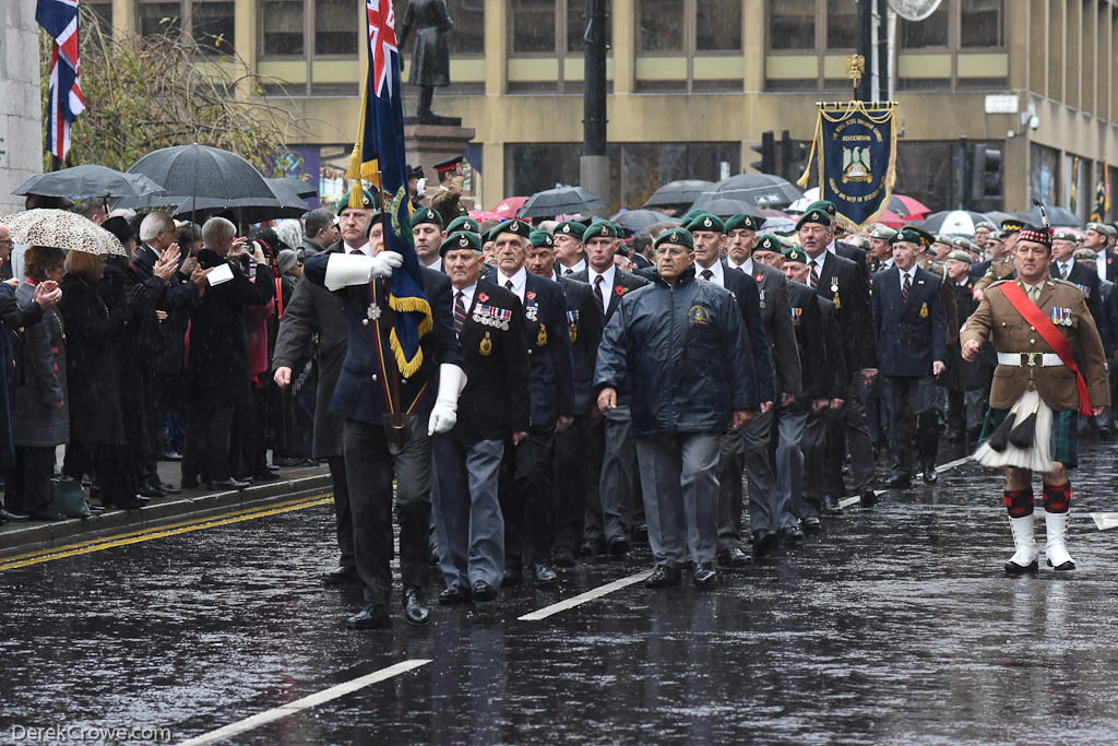 Royal Marines Association - Remembrance Sunday (Armistice Day) Glasgow 2018