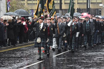 Highland Light Infantry - Remembrance Sunday (Armistice Day) Glasgow 2018