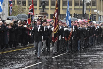 Parachute Regiment Association Veterans - Remembrance Sunday (Armistice Day) Glasgow 2018
