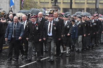 Parade of Veterans - Remembrance Sunday (Armistice Day) Glasgow 2018