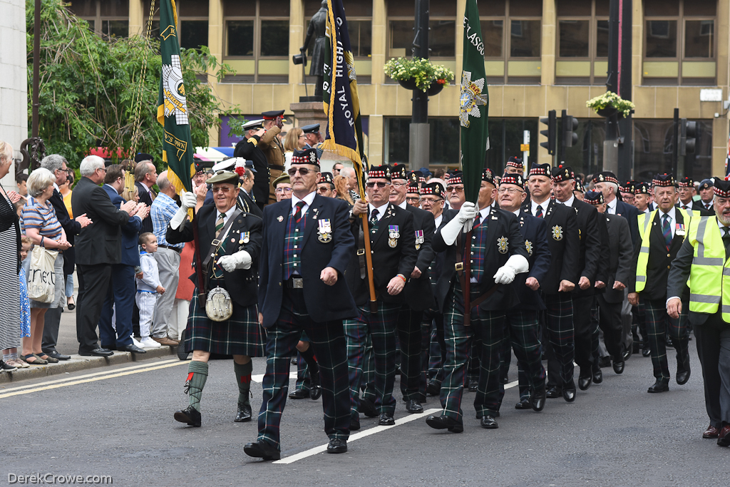 HLI, Royal Highland Fusiliers & Glasgow Highlanders - Armed Forces Day Glasgow 2019
