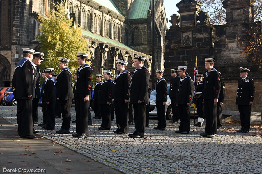 Chris Smith Royal Naval Regional Commander for Scotland & Northern Ireland - Seafarers Service at Glasgow Cathedral 2019