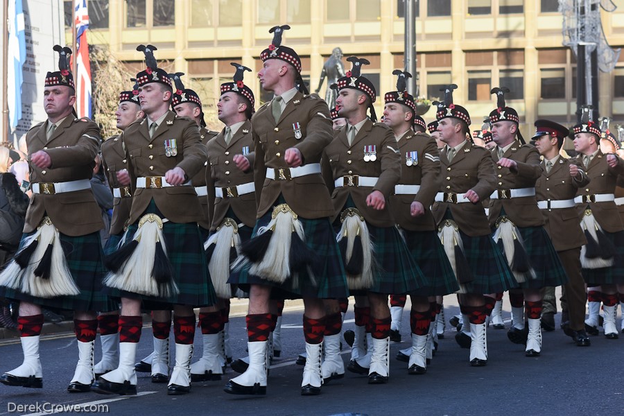 Royal Regiment of Scotland - Remembrance Sunday Glasgow 2019