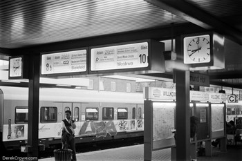 Ost-West Express Train at Dortmund, Germany British Rail