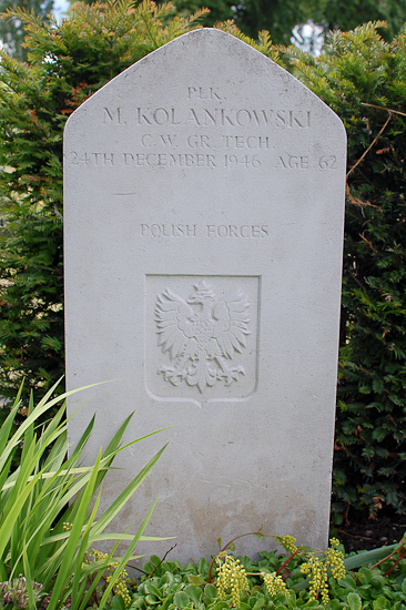 Mikolaj Kolankowski Polish War Grave