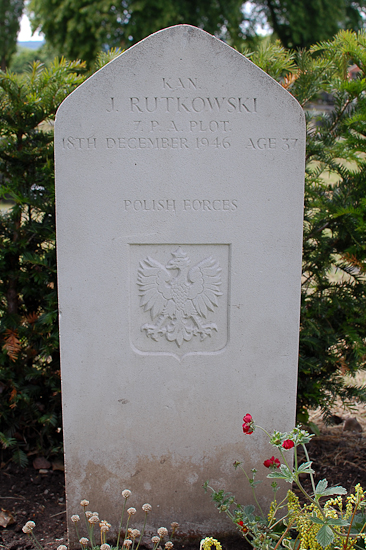 Jan Rutkowski Polish War Grave