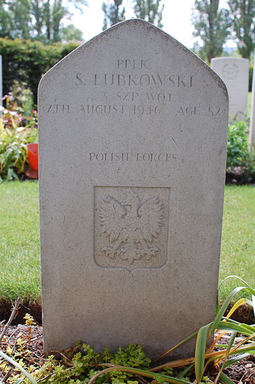 Stefan Lubkowski Polish War Grave