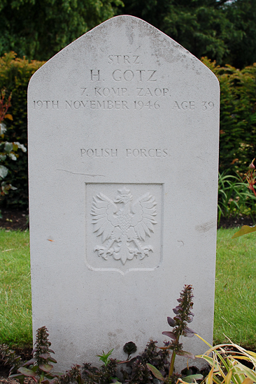 Henryk Gotz Polish War Grave
