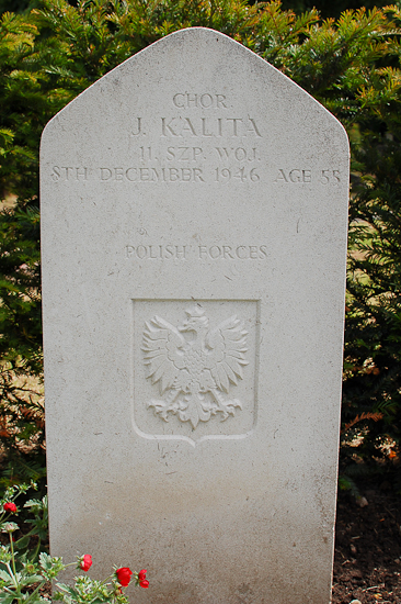 Jan Kalita Polish War Grave
