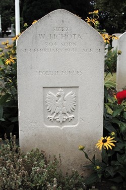 Polish War Grave - Sierz Wojciech Lichota - Newark, England