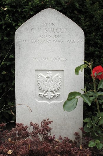 Polish War Grave - Ppor Czeskaw K Sulgut - Newark, England