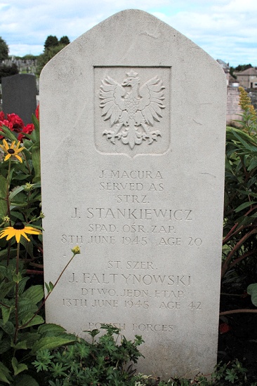 Jan Macura (served as Jan Stankiewicz) Polish War Grave