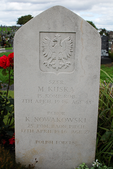 Konrad Nowakowski Polish War Grave