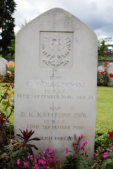 Czeslaw Wolosznski Polish War Grave