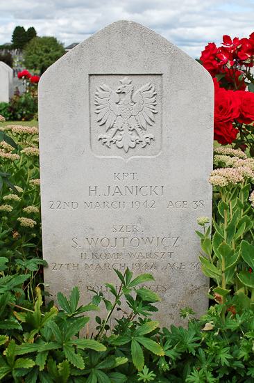 Stanislaw Wójtowicz Polish War Grave