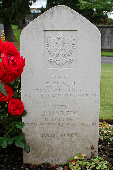 Emil Flach Polish War Grave