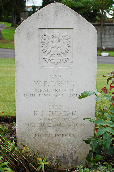 Kazimierz Józef Chimiak Polish War Grave