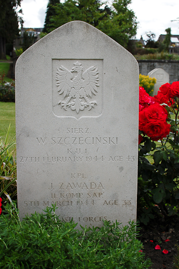 Jan Zawada Polish War Grave