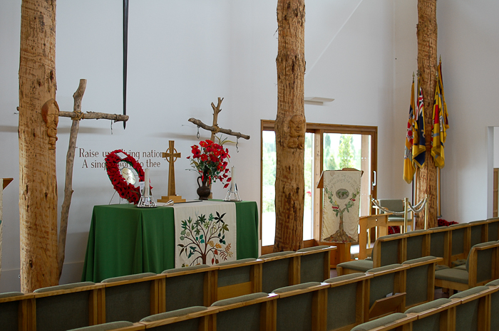 The Chapel, Altar and Seats, National Memorial Arboretum