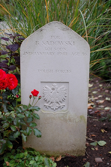 Boleslaw Sadowski Polish War Grave