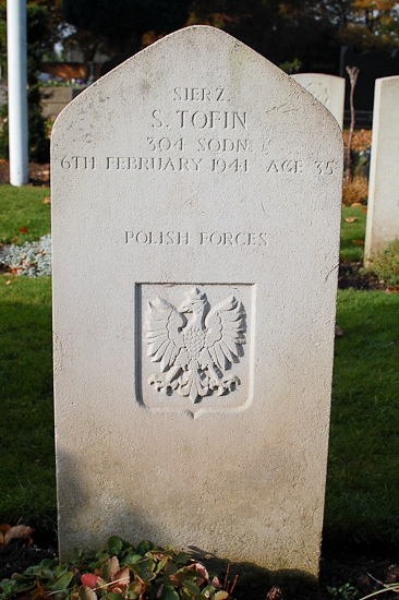 Stanislaw Tofin Polish War Grave