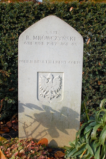 Bronislaw Mrowczynski Polish War Grave