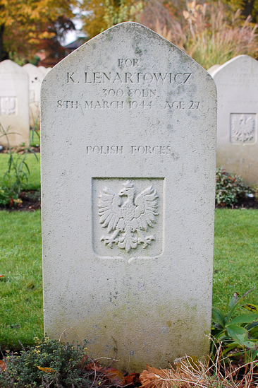 Kazimierz Lenartowicz Polish War Grave