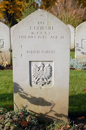 Jozef Gorski Polish War Grave