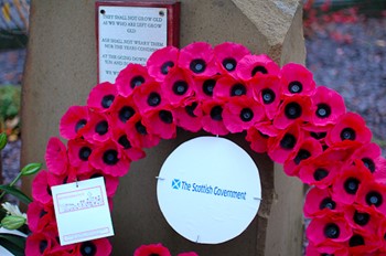 Wreath - Scottish Government - Polish War Memorial, Edinburgh