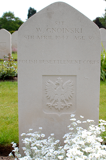 Wladislaw Gnoinski Polish War Grave