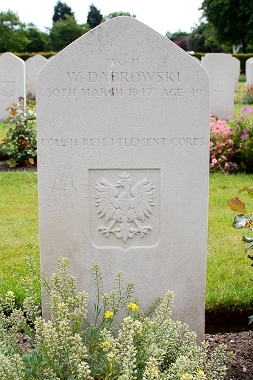 Wladislaw Dabrowski Polish War Grave