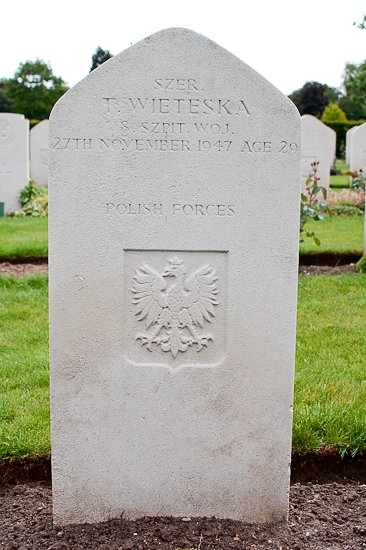 Tadeusz Wieteska Polish War Grave