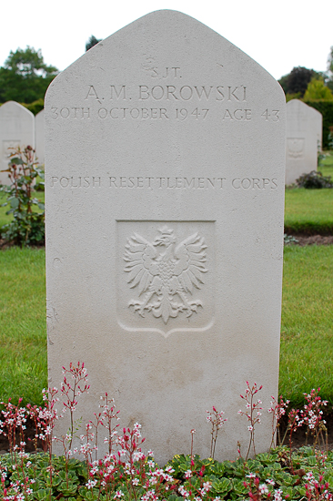 A M Borkowski Polish War Grave