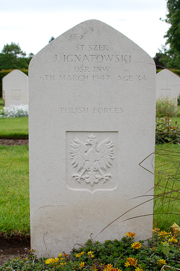 Jozef Ignatowski Polish War Grave