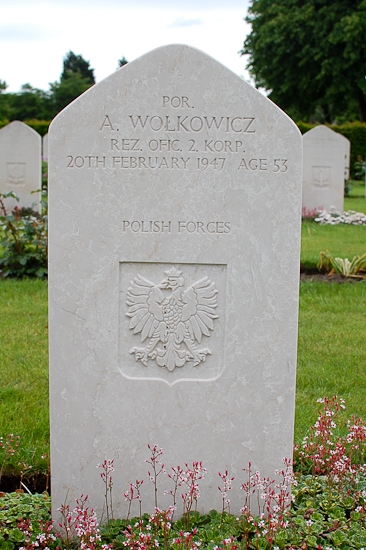 Antoni Wolkowicz Polish War Grave