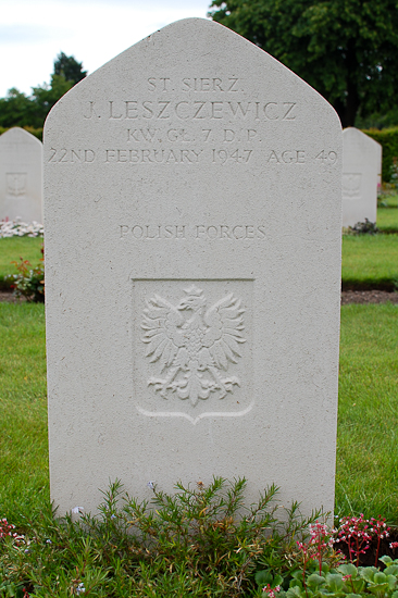 Jan Leszczewicz Polish War Grave