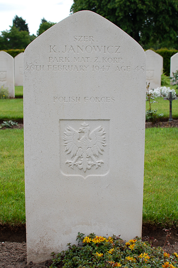 Kazimierz Janowicz Polish War Grave