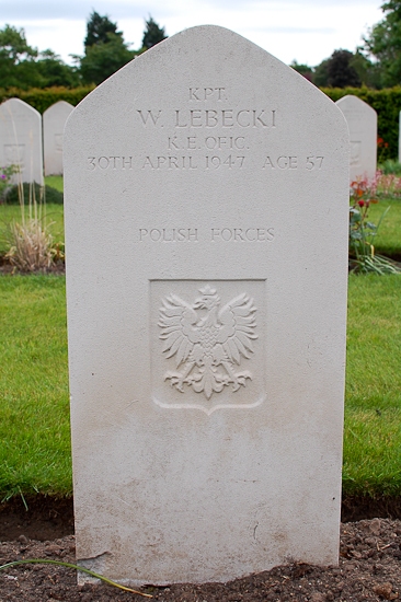 Wladyslaw Lebecki Polish War Grave
