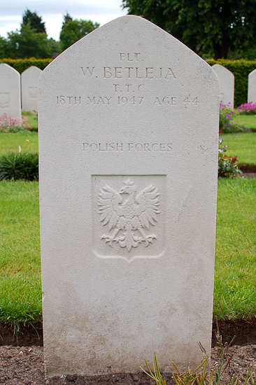 Wladislaw Betleja Polish War Grave