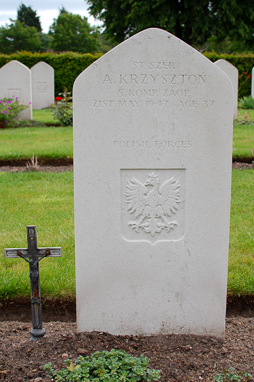 Aleksander Krzyszton Polish War Grave