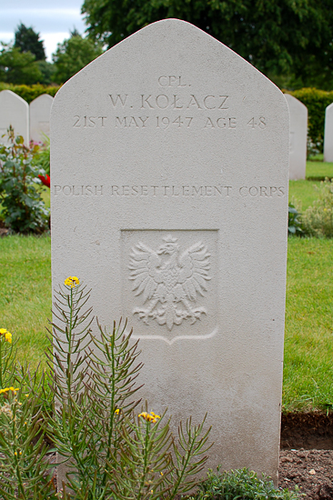 Wladislaw Kolacz Polish War Grave