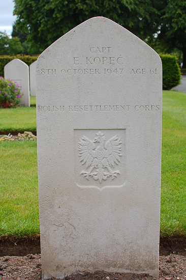 Eugeniusz Kopec Polish War Grave
