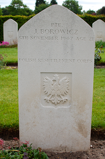 Jerzy Borowicz Polish War Grave