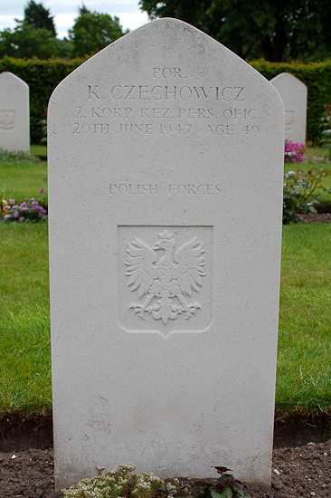 Kazimierz Czechowicz Polish War Grave