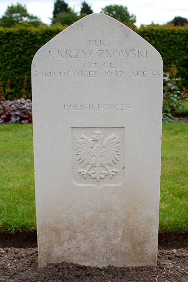 Jozef Krzyczkowski Polish War Grave
