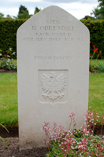 Roman Obremski Polish War Grave