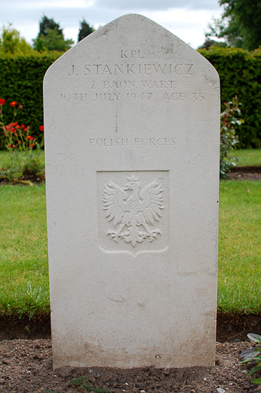 Jan Stankiewicz Polish War Grave